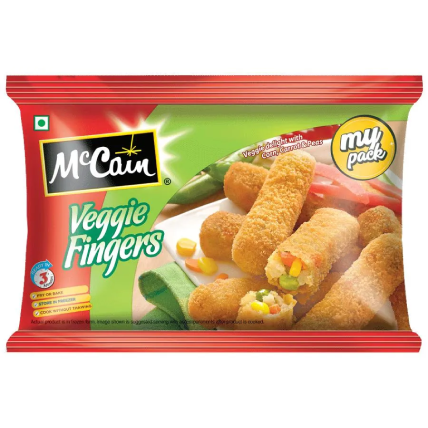 Mc Cain Frozen Veg Snacks Veggi Fingers	